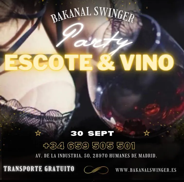 evento escote y vino 30 de septiembre